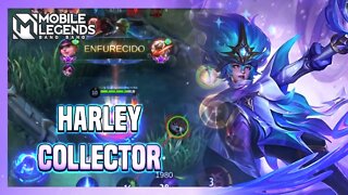 QUANTO GASTEI NA SKIN COLLECTOR DO HARLEY + GAMEPLAY | Mobile Legends