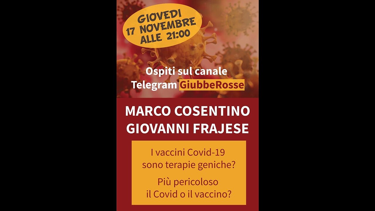 mRNA: VACCINI O FARMACI? CON I PROF. GIOVANNI FRAJESE E MARCO COSENTINO