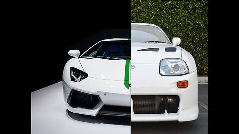 Lamborghini vs Supra Exhaust