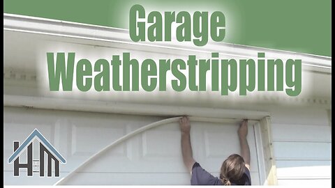 How to install replace garage door weatherstripping. Easy! Home Mender.