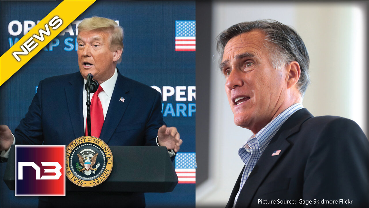 BIZARRE: Mitt Romney Blames Trump For The Russian Invasion of Ukraine