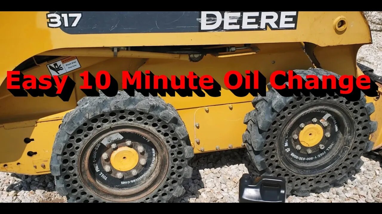 John Deere 317 Skid Steer Oil Change