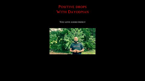 You Love Good Energy #dayodman #motivation #eeyayyahh #motivationalspeaker #positivity