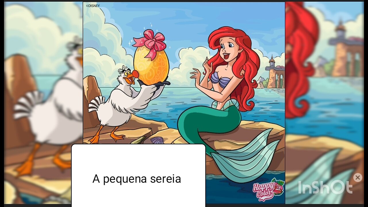 coloring the little mermaid