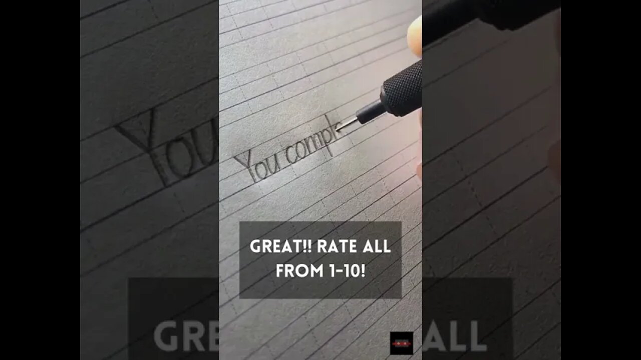 Viral Reel #90 Great!!😍🖋 Rate all from 1-10! | Improve Handwriting