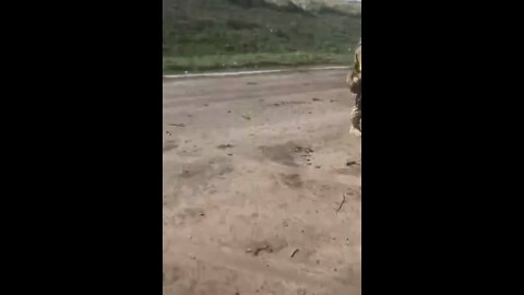 Ukrainian military on the Lisichansk-Bakhmut highway, which is frequently under fire from Russian-allied forces