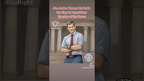 Jim Jordan Throws His Hat in the Ring for Republican Speaker of the House #gorightnews