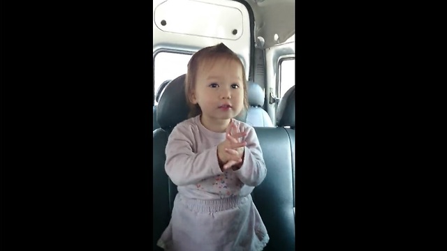 Precious Singing Toddler Upset That Song Has To End