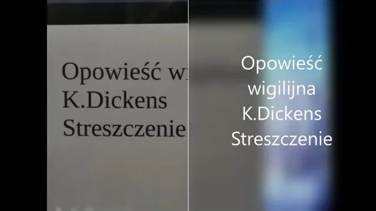 Streszczenie -Opowieść wigilijna-K.Dickens