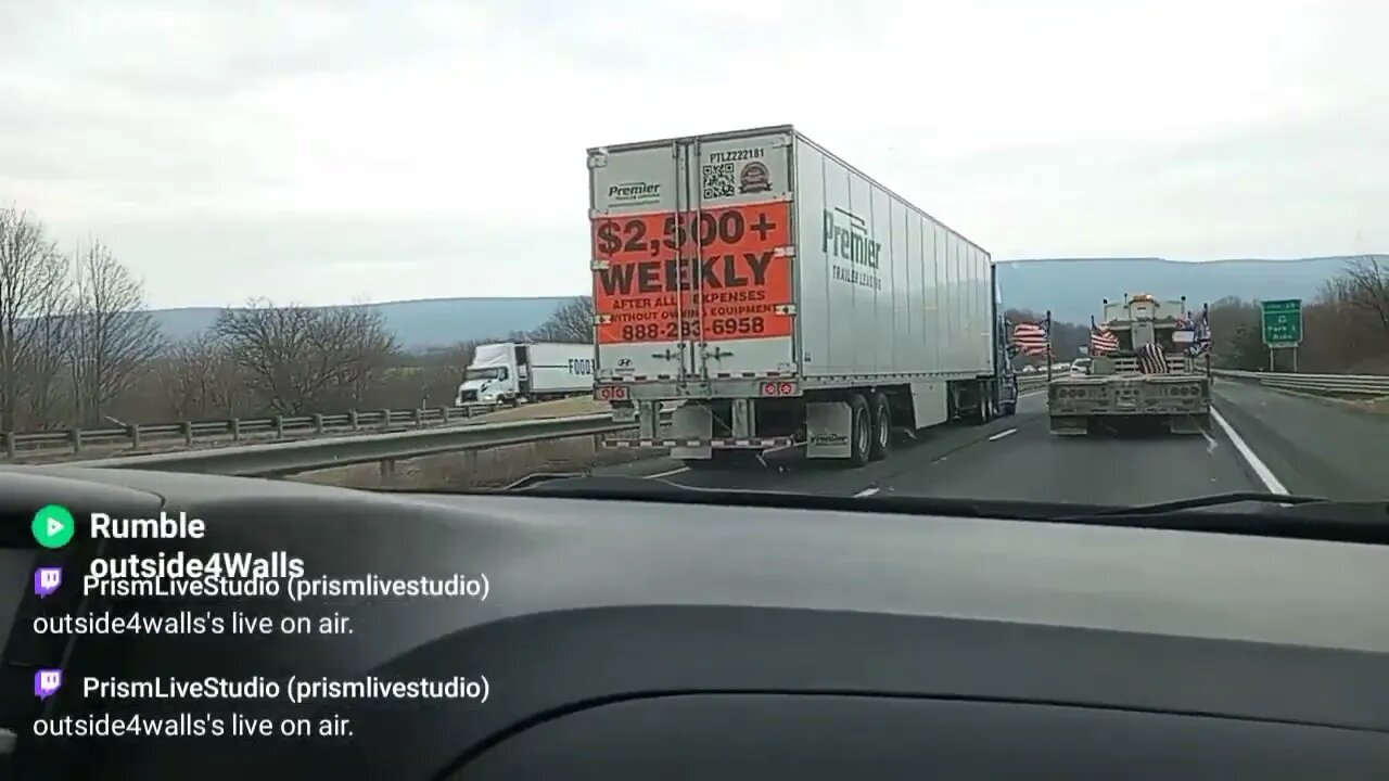 #peoplesconvoy2022 making it's way to the DC Beltway