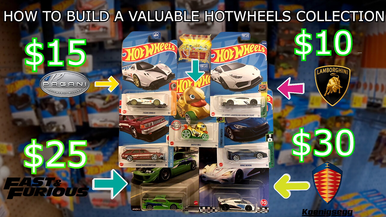 How To Build A Valuable Hot Wheels Collection! (Old Video)