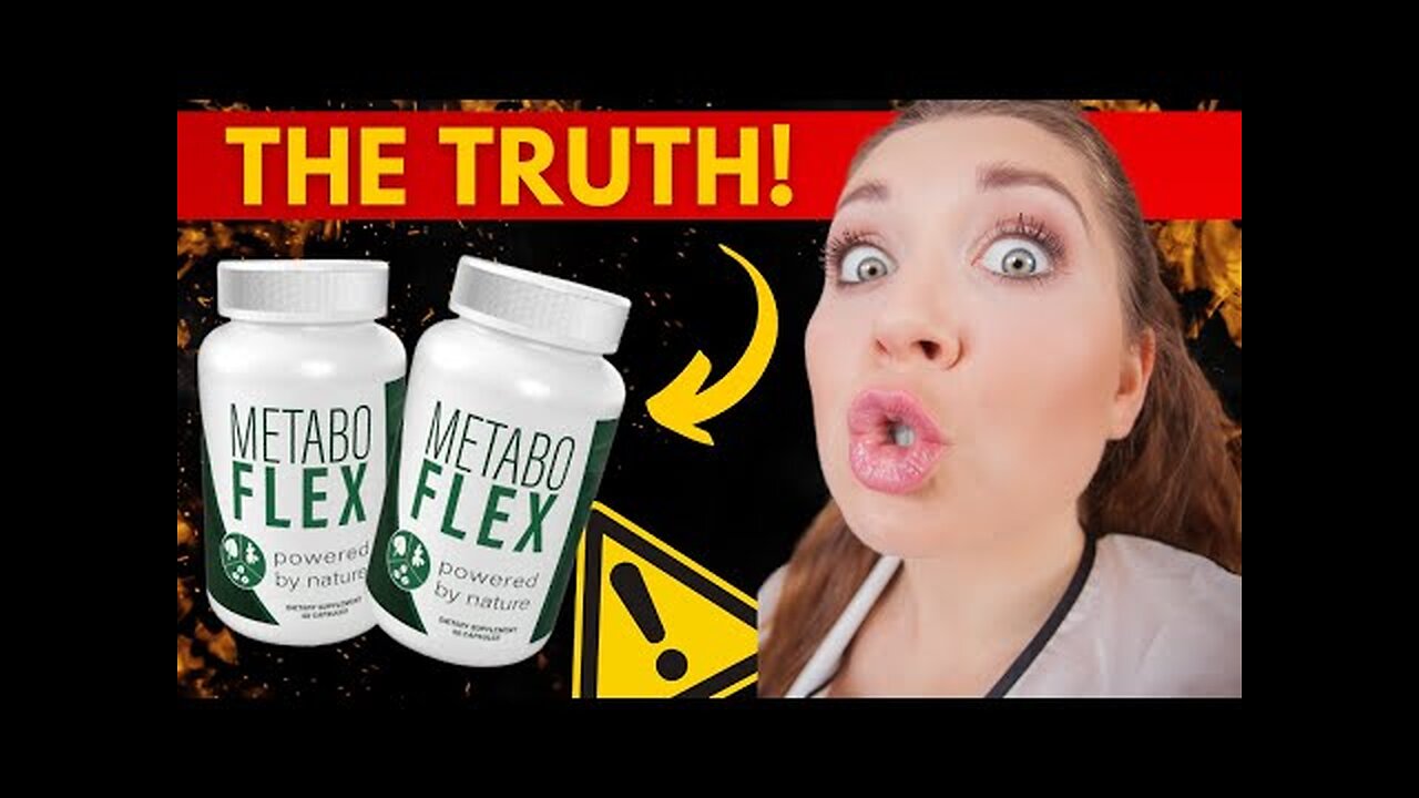 ALERT! 🚨 METABOFLEX - METABOFLEX REVIEW - DOES METABOFLEX WORK? - METABOFLEX REVIEWS