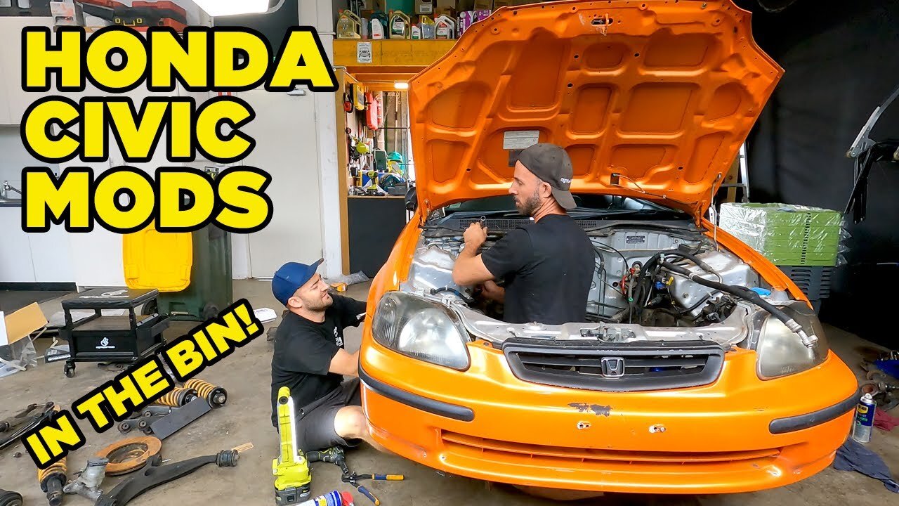 MOAR Civic MODS (in the bin!) #DISRESPECTED VTEC# (EP3)