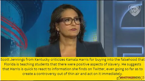 Scott Jennings from Kentucky criticizes Kamala Harris for buying into the falsehood that Florida