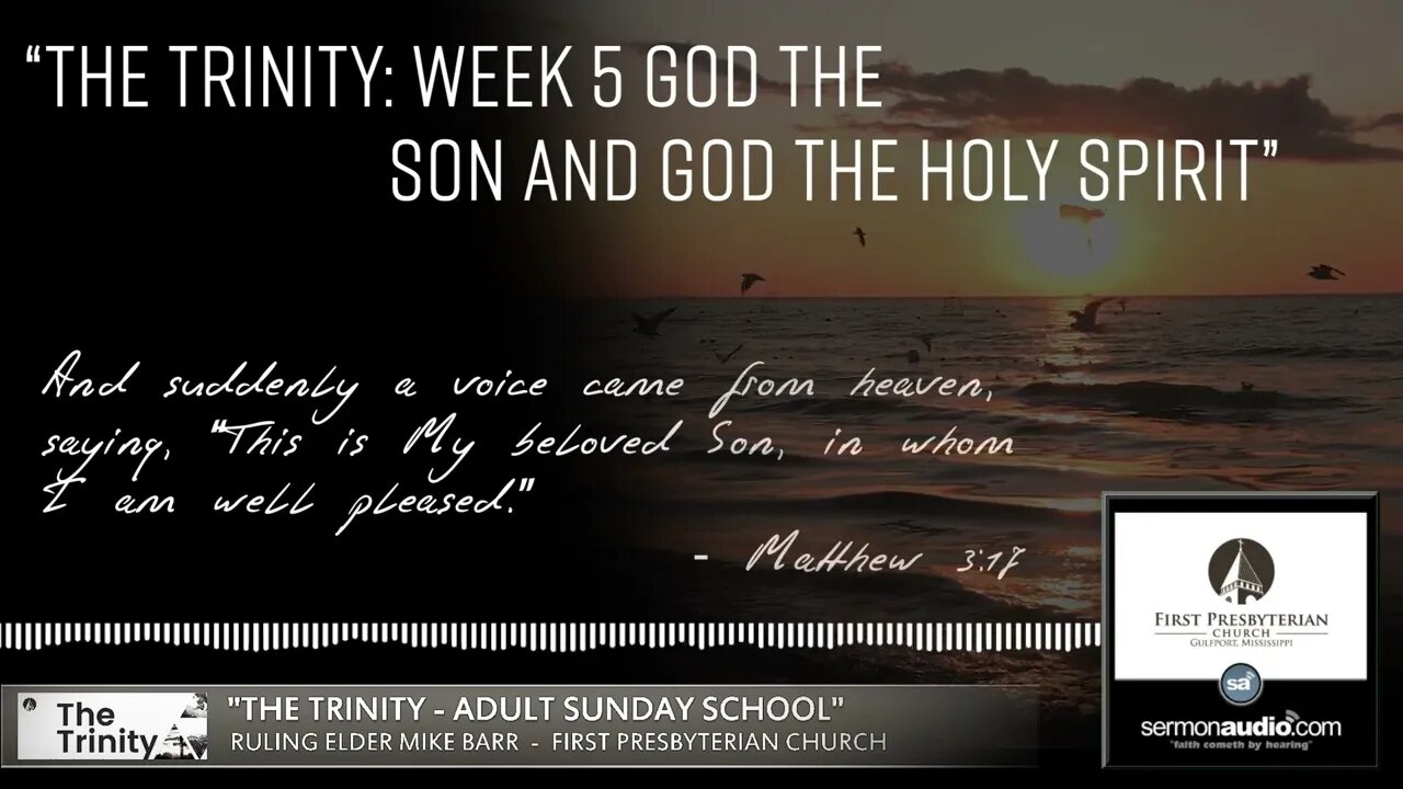 "The Trinity: God the Son and God the Holy Spirit"