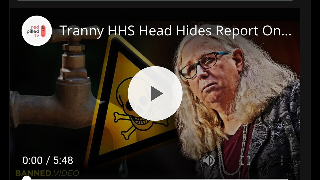 Tranny HHS Head Hides Report On Fluoride Toxicity For Children