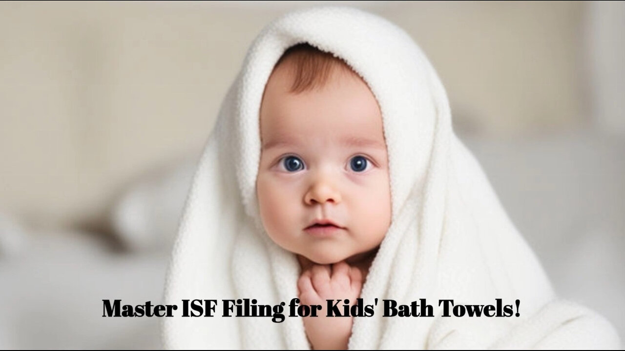 Master the Art of Importing Kids' Bath Towels: Demystifying ISF Filing