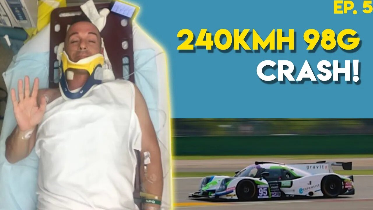 James Winslow - 240Kmh, 98G Crash! Near Death Experience