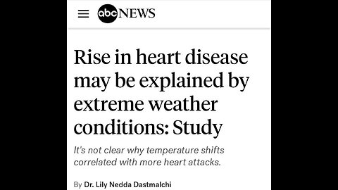Heart Disease Death Increase Caused by WHAT?