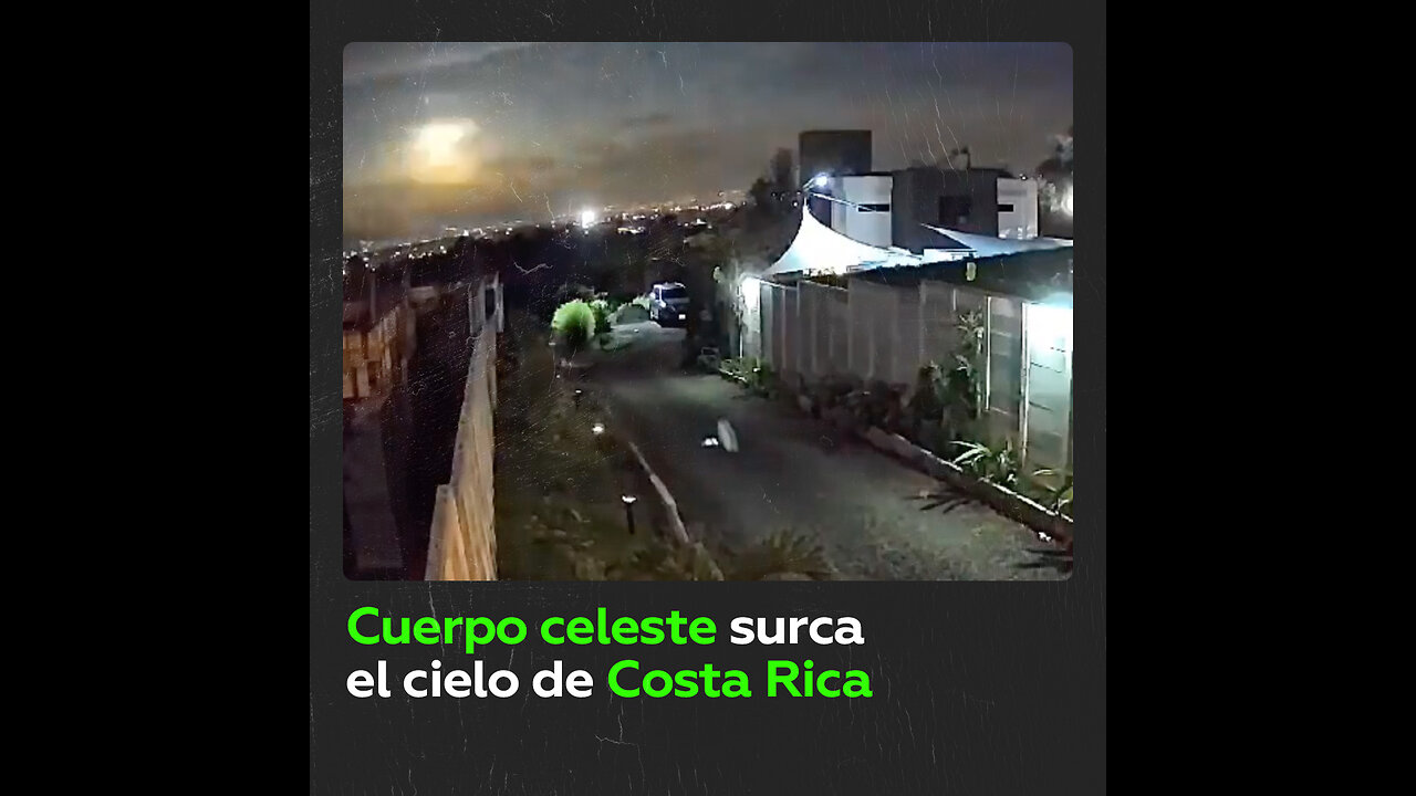 ‘Bola de fuego’ ilumina el cielo nocturno de Costa Rica