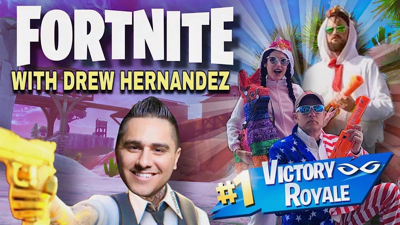 Fortnite Battle Royale: No Build w/ Drew Hernandez & Team G+G VS Premium Members