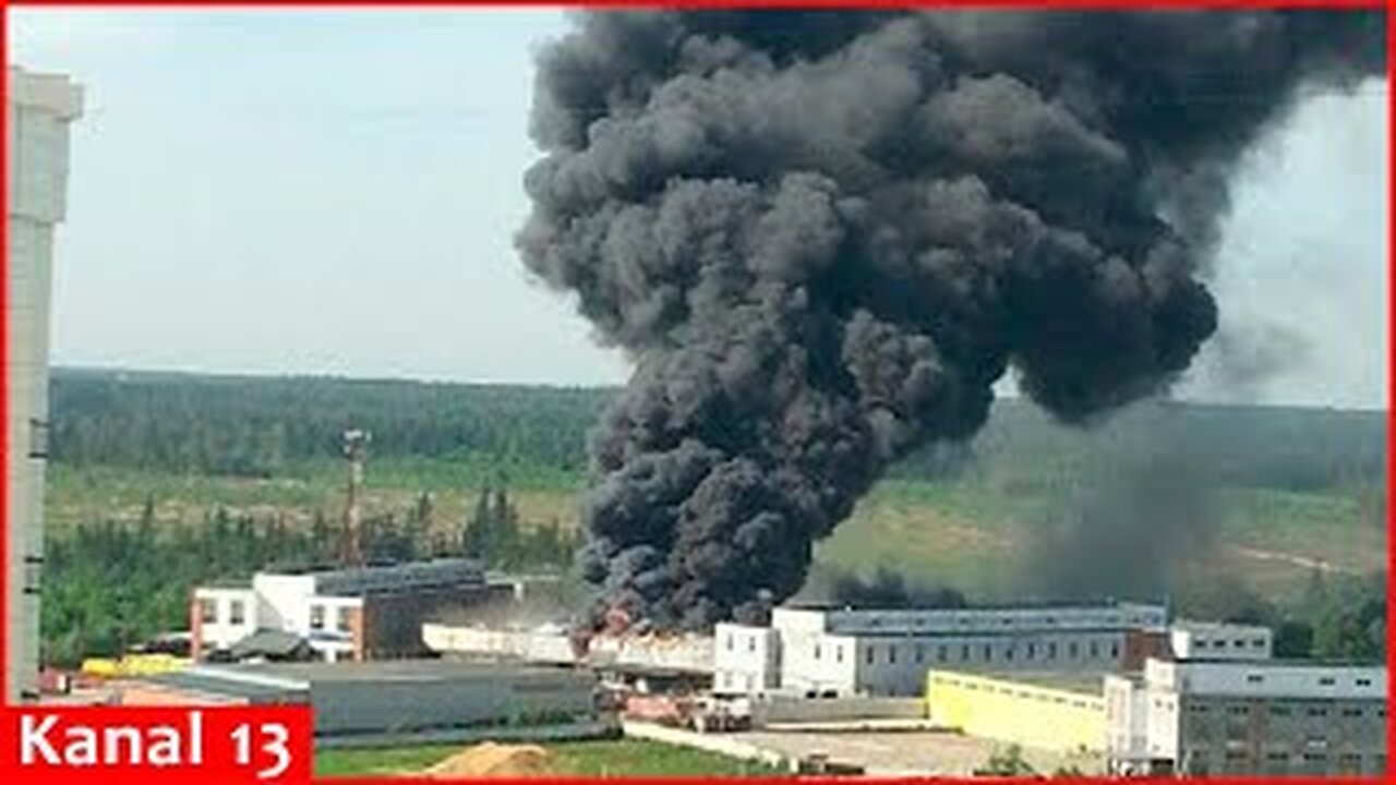 Strong fire in a multi-storey car park in Moscow: Several people are dead