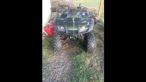 Making a swamp for my atv