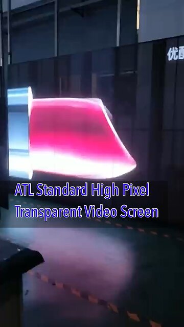 High-Resolution Transparent Video Screens!