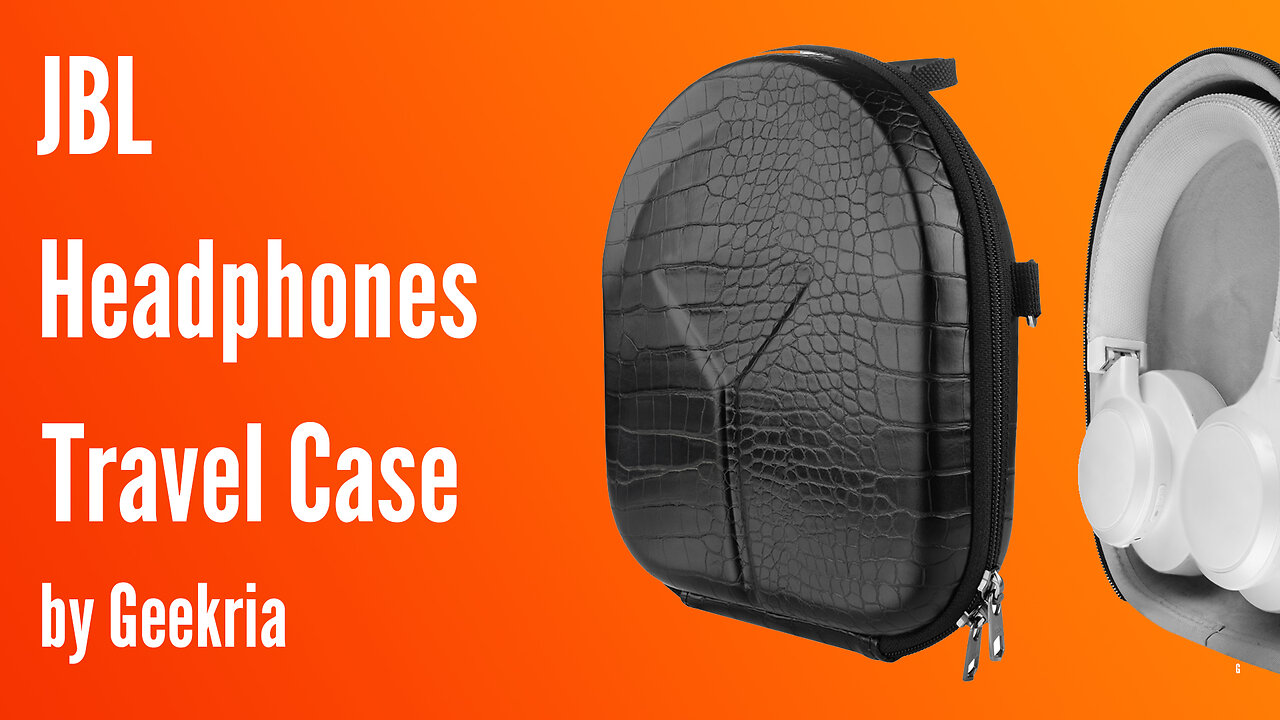 JBL Over-Ear Headphones Travel Case, Hard Shell Headset Carrying Case | Geekria