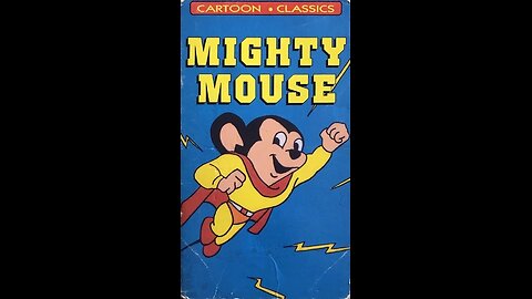 Cartoon Classics Mighty Mouse (1990) VHS