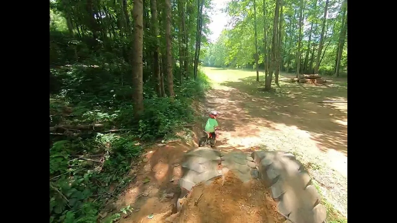 CRF50 Enduro Practice