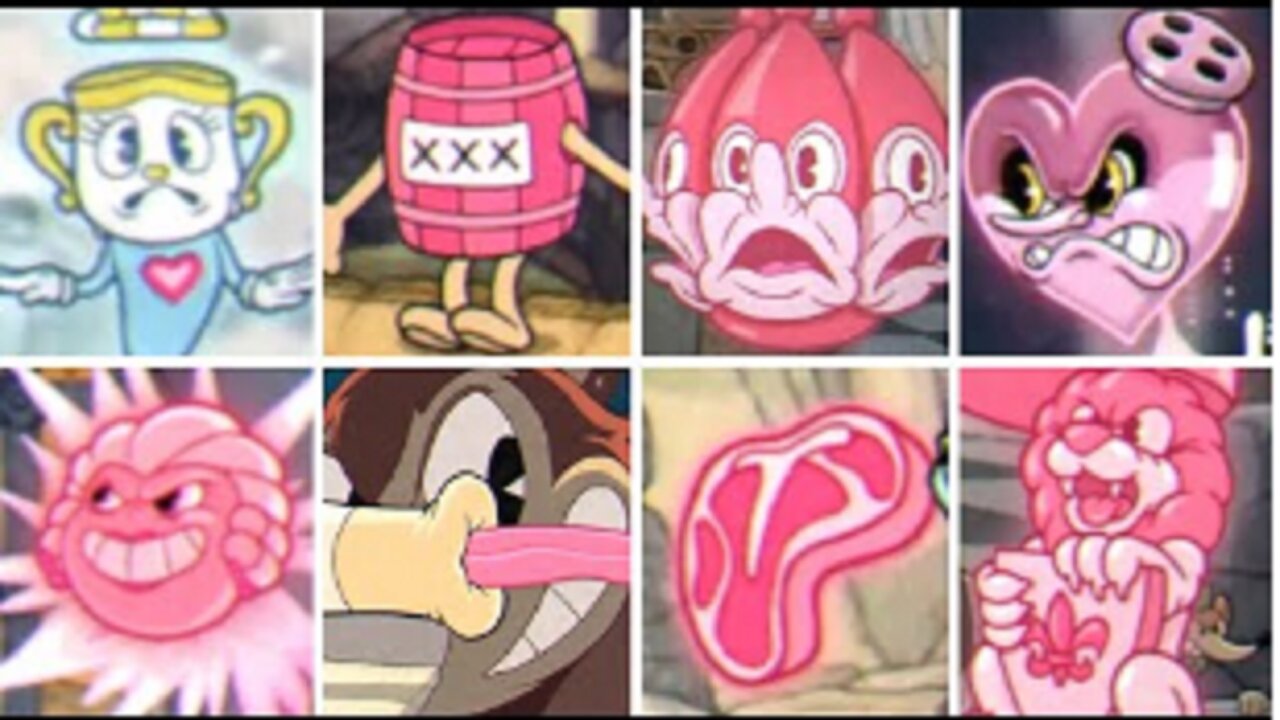 Cuphead DLC All Parry Objects The Delicious Last Course