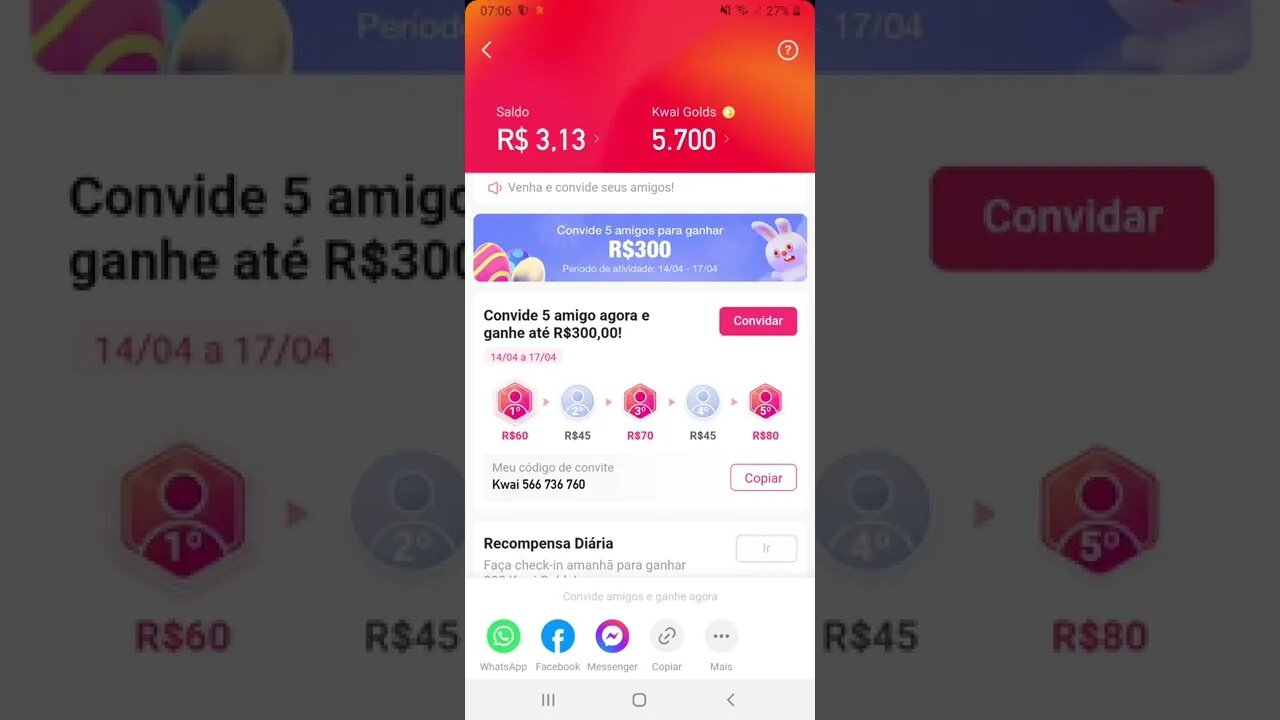 R$300,00 REAIS FÁCIL 🤩🤩🤩