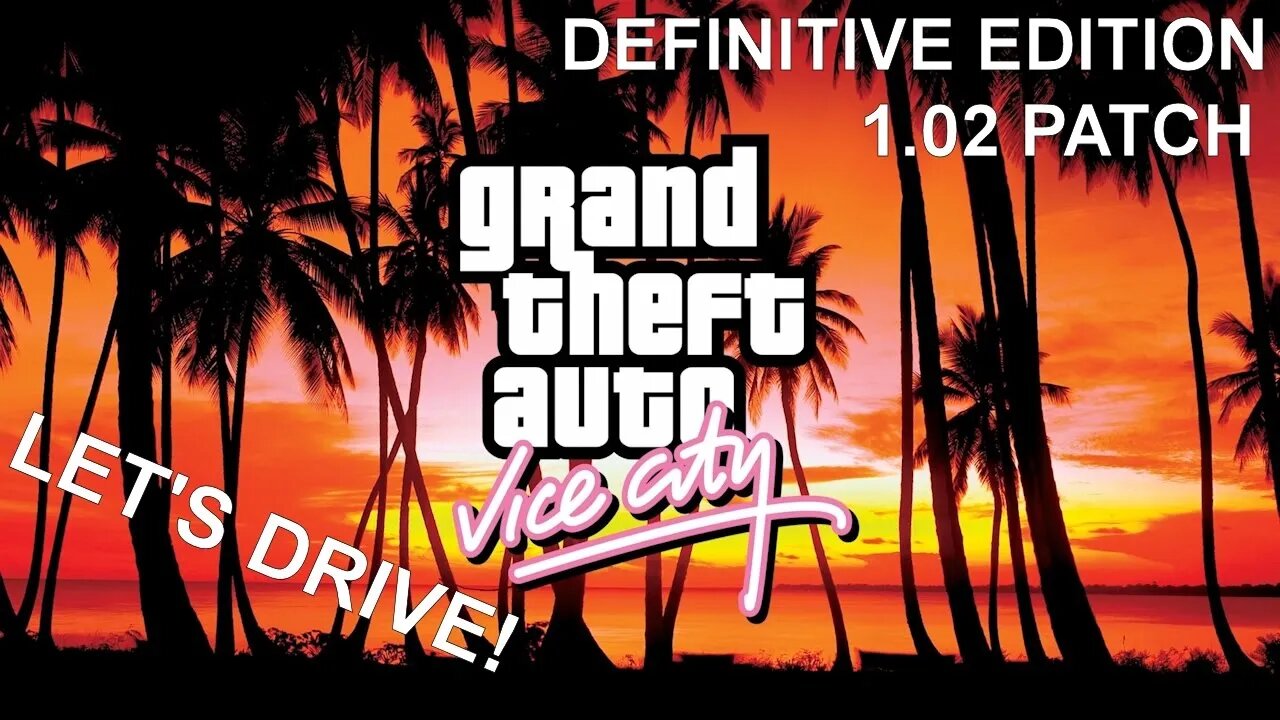 Driving around Vice City - 1.02 PATCH Grand Theft Auto Vice City: The Definitive Edition (PS4)