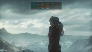 RX 6400 com o Ryzen 5 3600 na A320-D4, Benchmark do Rise of the Tomb Raider em Full HD Ultra.