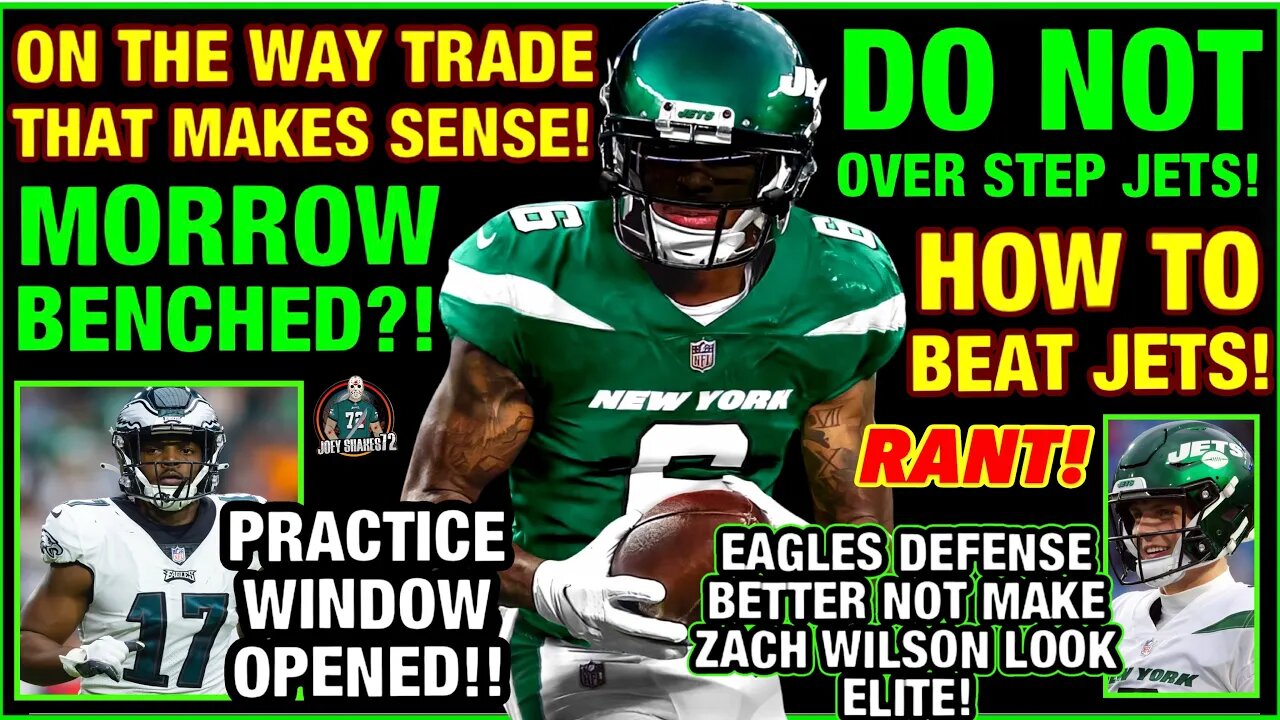 ON THE WAY TRADE THAT MAKES SENSE! MORROW BENCHED FOR WEEK 6?! DO NOT OVER STEP JETS! ZACH WILSON!