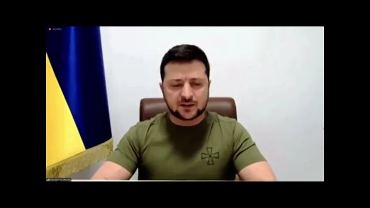 Zelensky Pleads to Biden in English: Be "The Leader of the World"