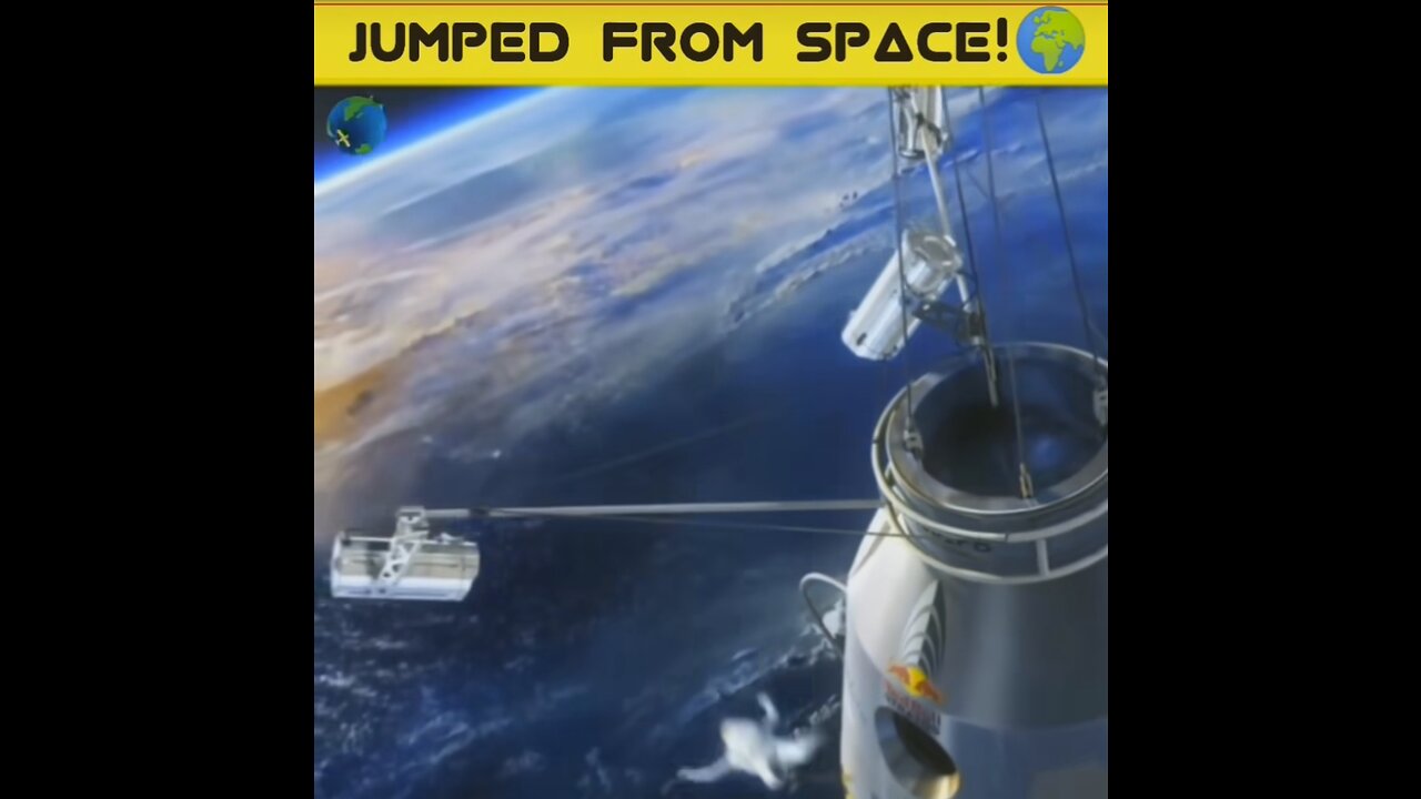 Jumping from space| Red bull space dive