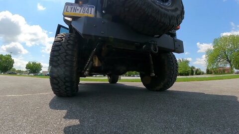 pypes exhaust System Revs On a 2013 jeep wrangler
