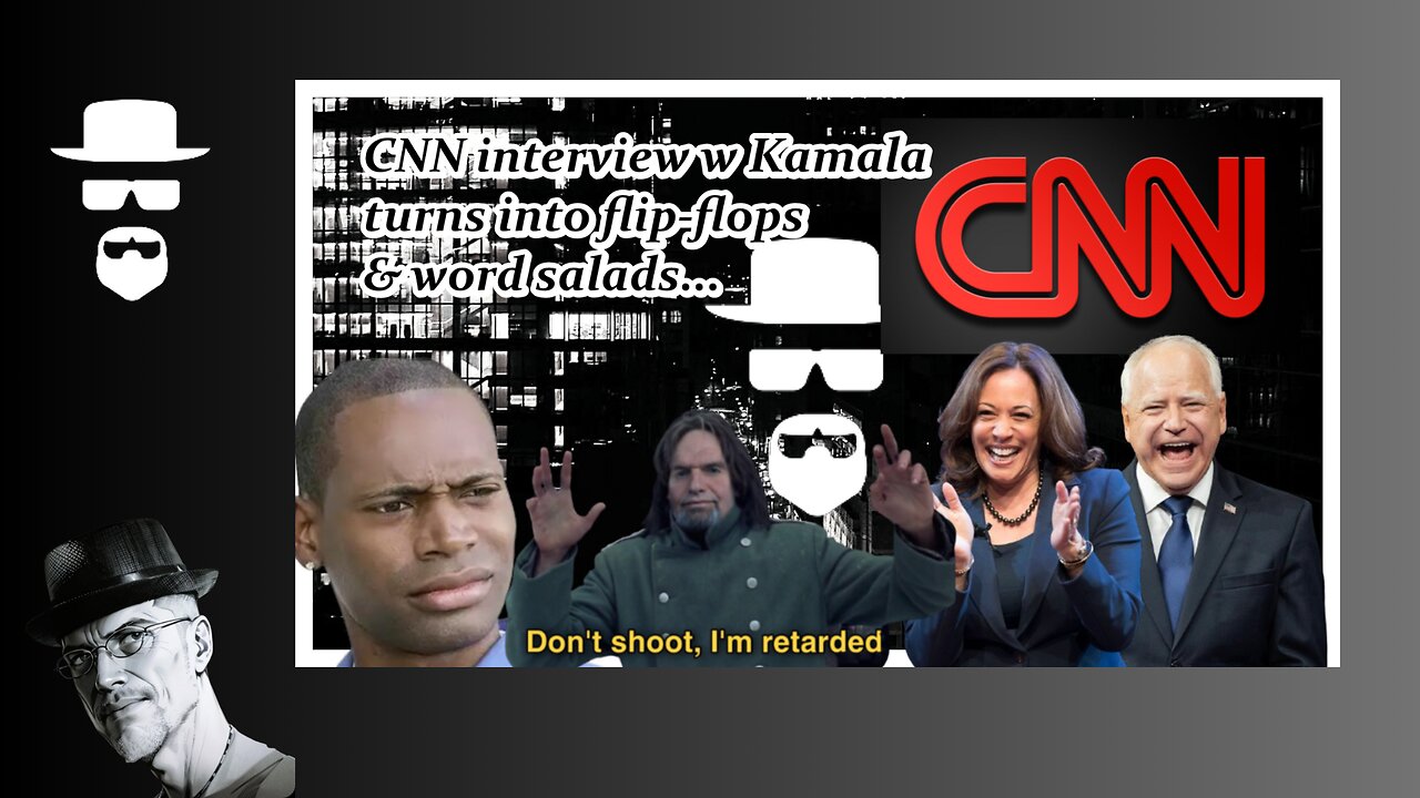 KAMALA TOSSES "SALAD" AT CNN...