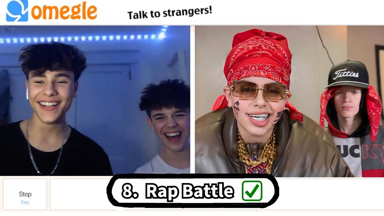 10 Year Old Rapper Goes on Omegle