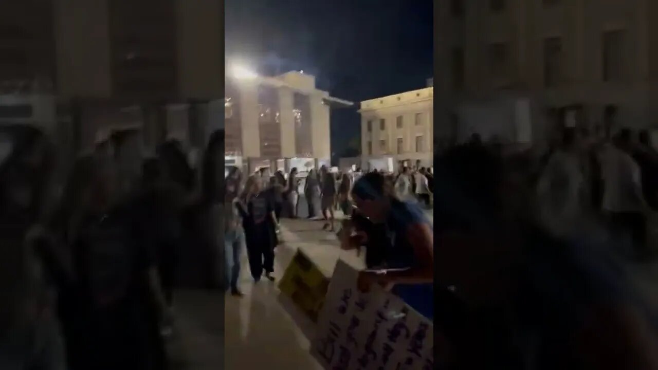 PRO ABORTION PROTESTERS TEAR GASSED