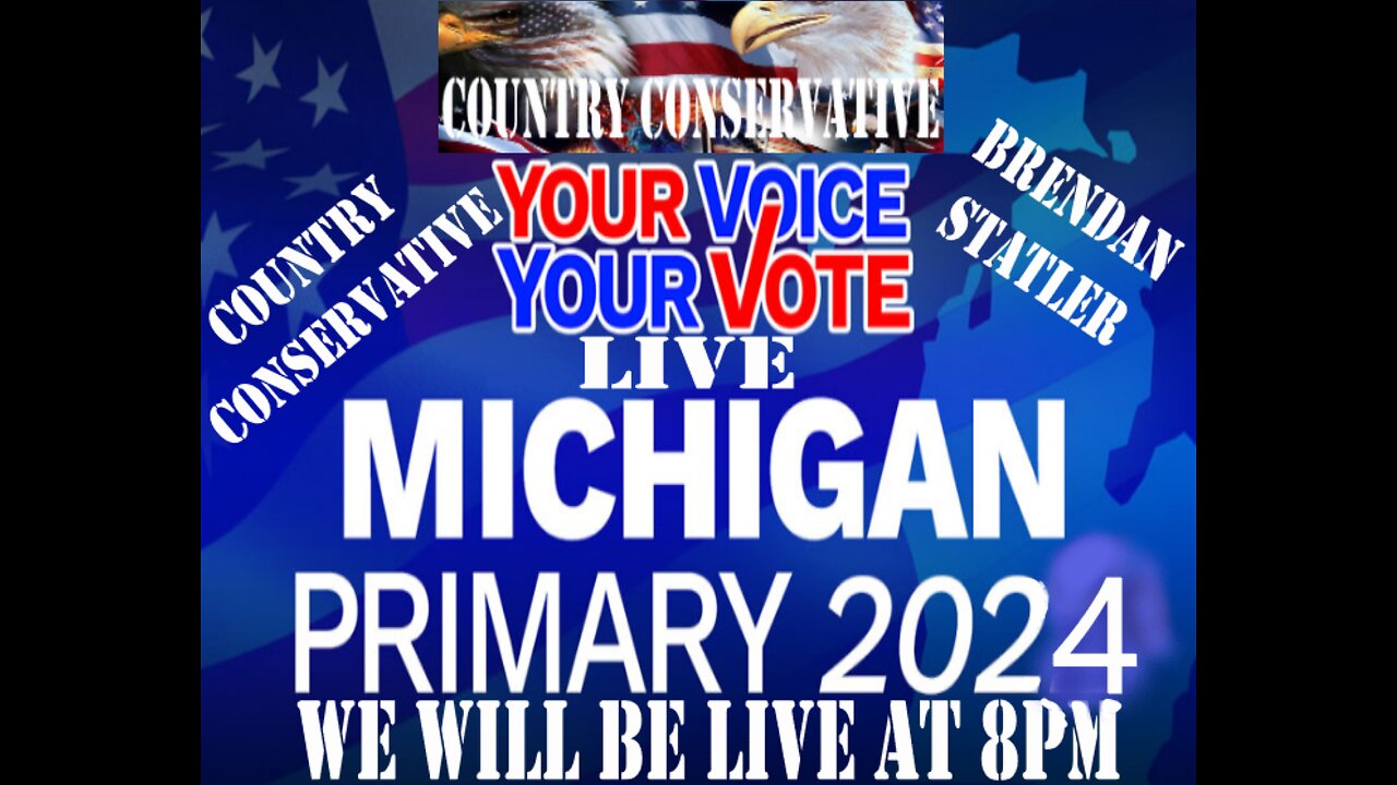 JOIN US LIVE FEBRUARY 27TH @ 8PM FOR MICHIGAN STATE PRIMARY RESULTS AS THEY COME IN!!!!