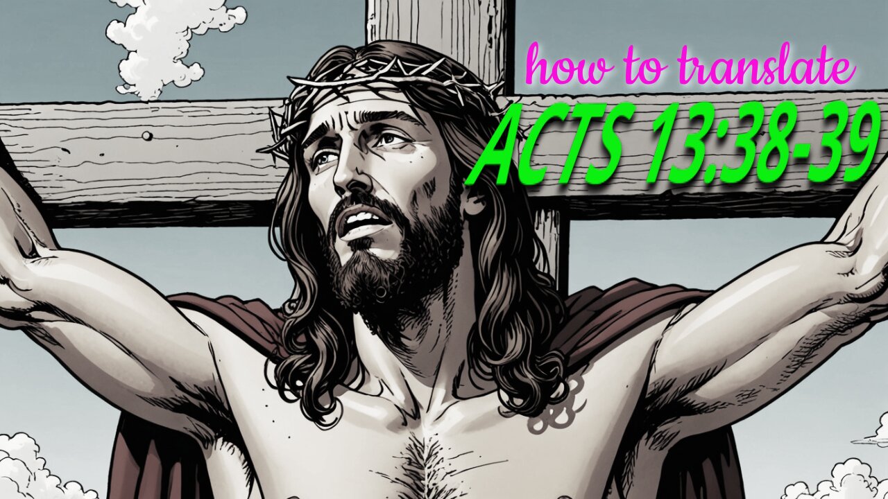 How to translate Acts 13:38-39