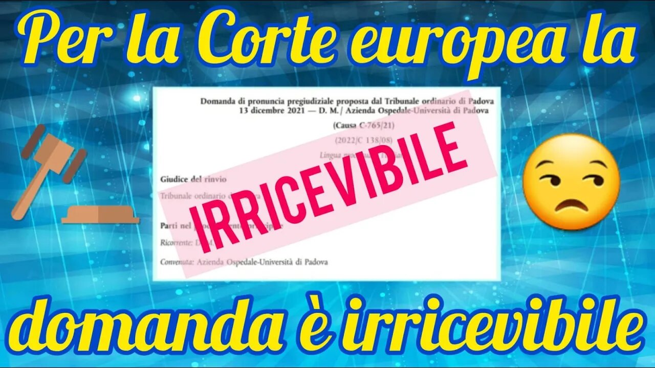 Arrivata la pronuncia della Corte di Giustizia dell'Unione europea!