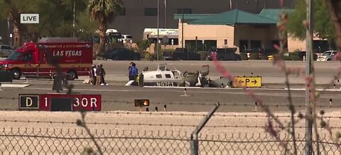 No survivors after plane crash at North Las Vegas Airport, Clark County Department of Aviation confirms