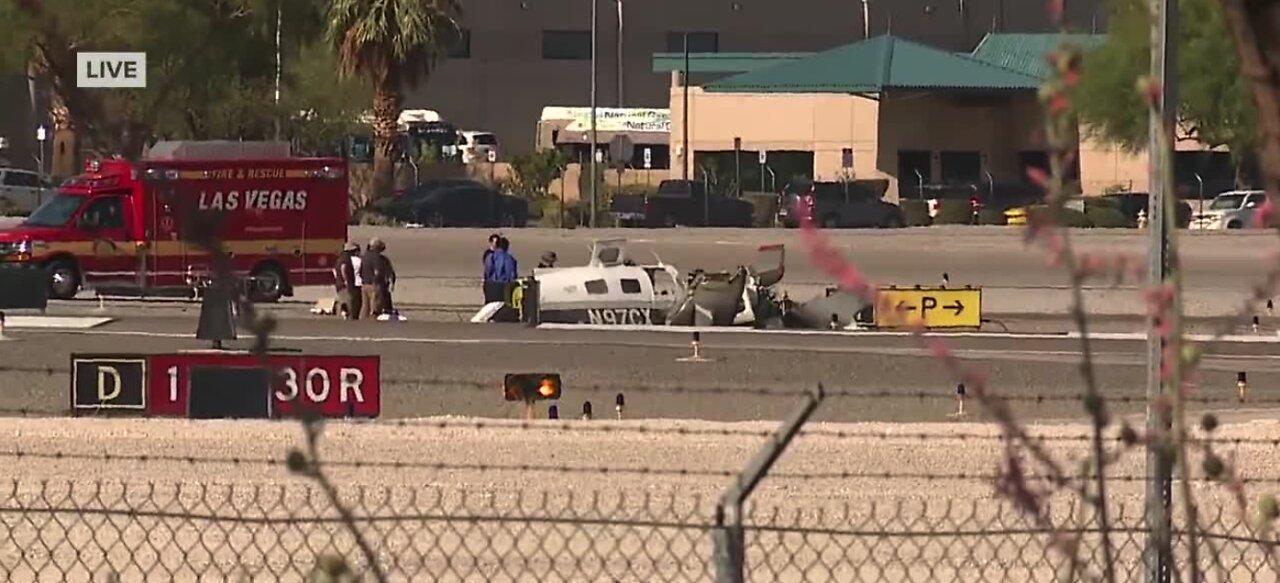 No survivors after plane crash at North Las Vegas Airport, Clark County Department of Aviation confirms