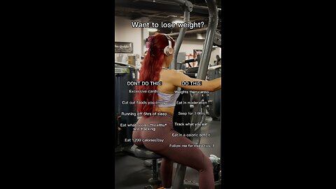 Want to lose weight?