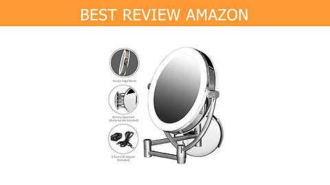 Ovente Operated Dimmable Magnification MLW45CH Review