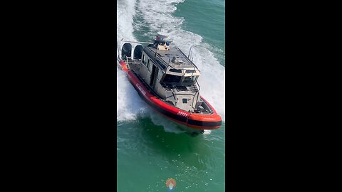 The U.S Coast Guard Battle tank showing its Might #yachtdealnow